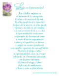 Opportunity for Life Poster